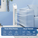 HOMCOM Oscillating Tower Fan Floor Fan With 4H Timer For Home Office