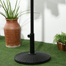 Outsunny 11.5kg Patio Weighted Umbrella Base Parasol Holder Outdoor Stand