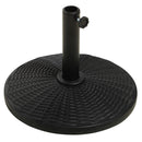 Outsunny 11.5kg Patio Weighted Umbrella Base Parasol Holder Outdoor Stand
