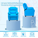 HOMCOM  Children's Recliner storage armchair - Blue