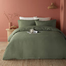 Serene Lindly Duvet Cover Set in Dark Green/New Green