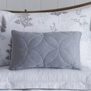 D & D Linden Fern Filled Cushion in Grey