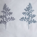 D & D Linden Fern Filled Cushion in Grey