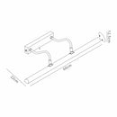 Abbey Picture Light with 4 Lights Antique Brass