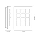 Allenford Square Light with 1 Light Stainless Steel