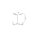 Ambleside Square Wall Lamp  with 1 Light -  White Paintable