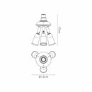 Addlestone  Light  holder 3 Lights  White