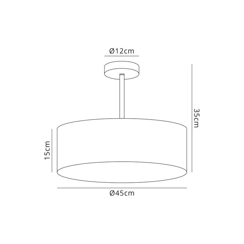 Bayswater Ceiling Light with 5 Lights Nickel & White