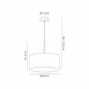 Bayswater Ceiling Light with 1 Light   Chrome & Silver