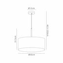 Bayswater Pendant Light with 5 Lights   Antique Brass & Gold Leaf