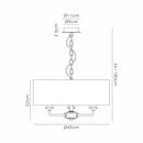 Banham Pendant Light with 3 Lights Black