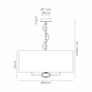 Banham Pendant Light with 3 Lights Black & Gold