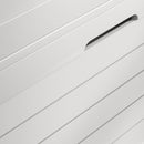 HOMCOM Narrow Shoe Storage Cabinet with 3 Flip Drawers, White