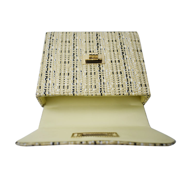 Gwendolyn Mini Straw Bag -Natural