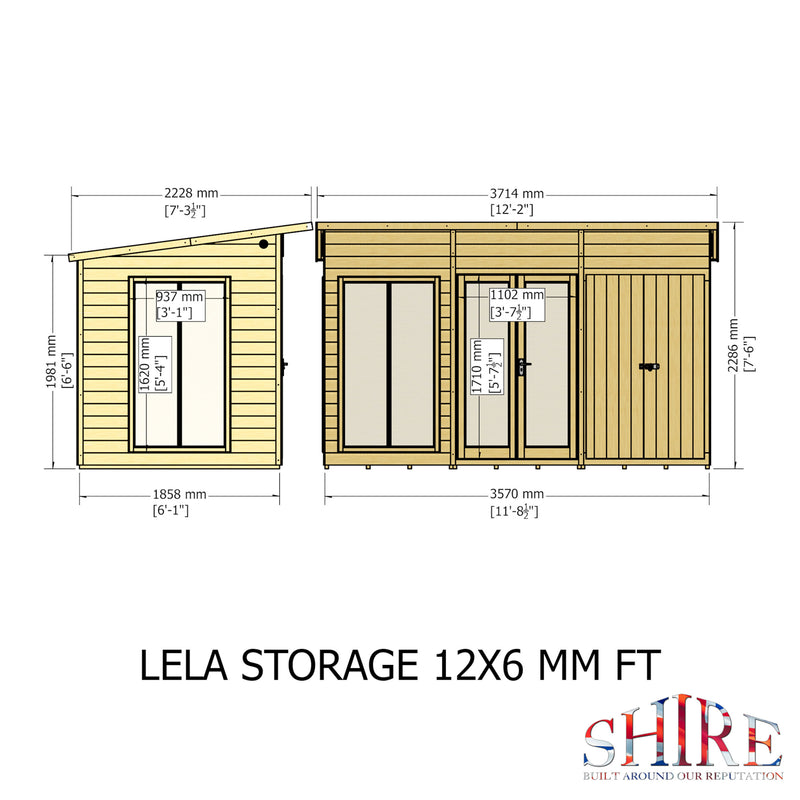 Lela Summerhouse With Storage
