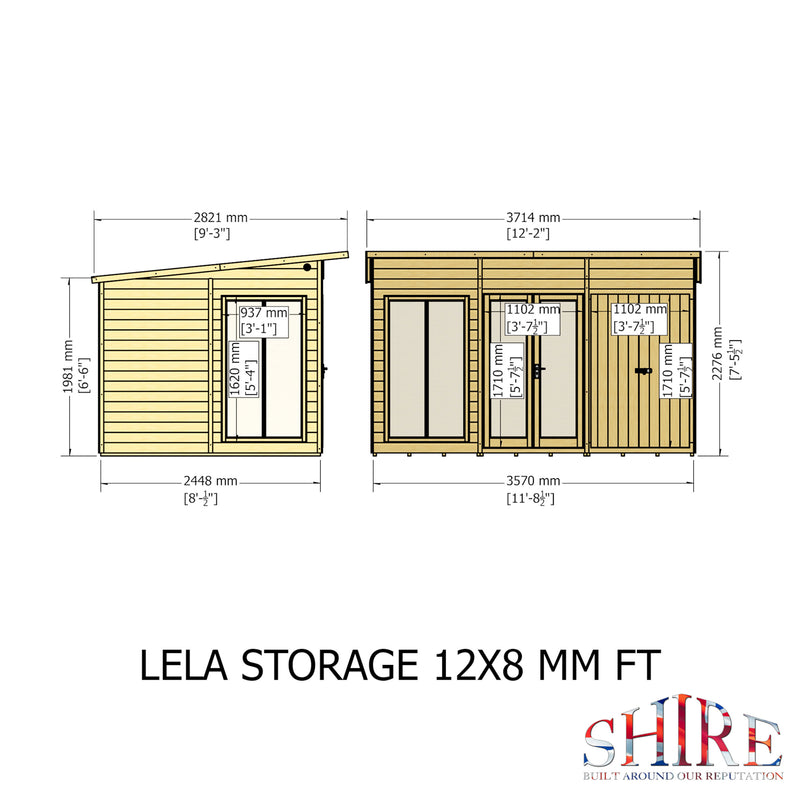 Lela Summerhouse With Storage