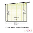 Lela Summerhouse With Storage