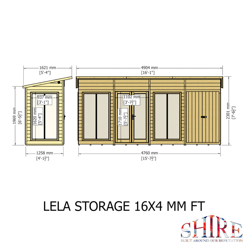 Lela Summerhouse With Storage