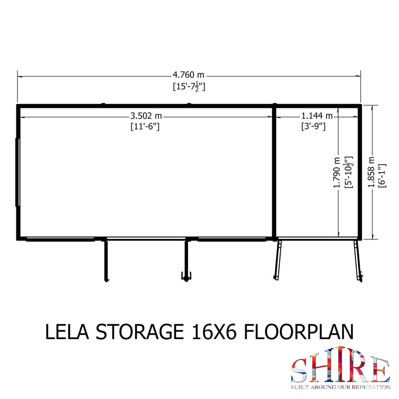 Lela Summerhouse With Storage