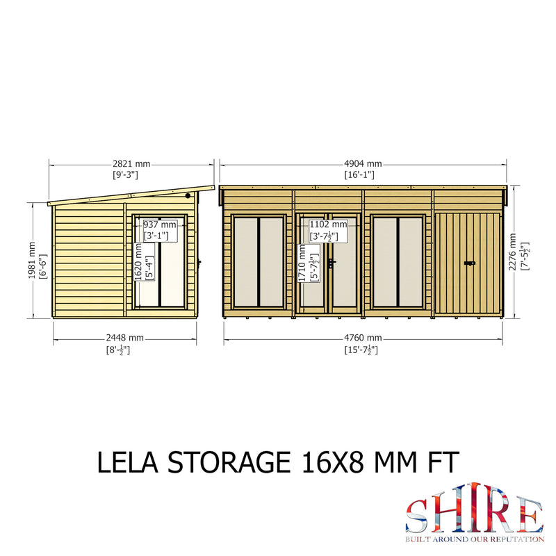 Lela Summerhouse With Storage