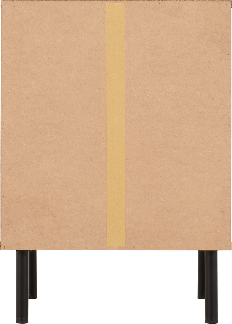 LEON 3 DRAWER BEDSIDE - MEDIUM OAK EFFECT