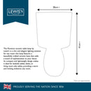 Lewis's Florence Ceramic Table Lamp