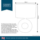 Lewis's Phoebe Ceramic Table Lamp