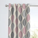 Fusion Lennox Eyelet Curtains in Blush