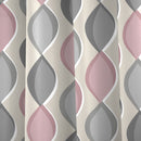 Fusion Lennox Eyelet Curtains in Blush