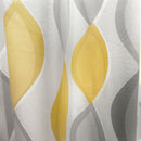 Fusion Lennox Eyelet Curtains in Grey/Ochre