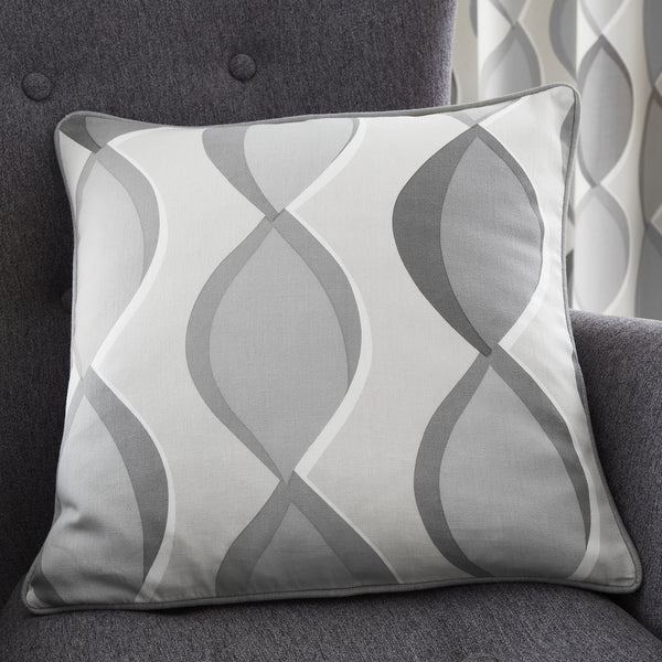 Fusion Lennox Filled Cushion in Grey