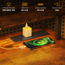 HOMCOM Computer Desk Reversible Home Office Desk With Storage