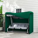 Outsunny 3 Seater Garden Swing Cover, Windproof And Anti-UV