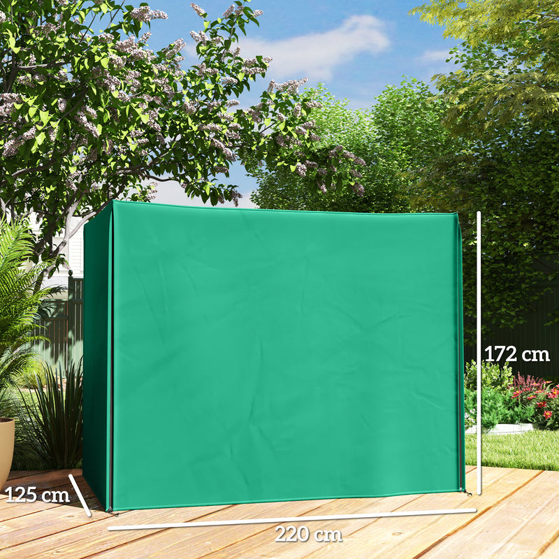 Outsunny 3 Seater Garden Swing Cover, Windproof and Anti-UV