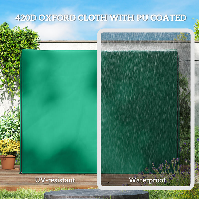 Outsunny 3 Seater Garden Swing Cover, Windproof and Anti-UV