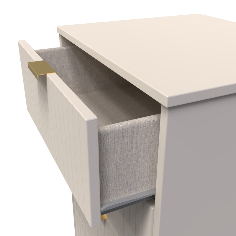 Breda Ready Assembled 5 Drawer Tallboy in Kashmir Matt