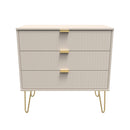 Breda Ready Assembled 3 Drawer Chest in Kashmir Matt