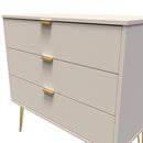 Breda Ready Assembled 3 Drawer Chest in Kashmir Matt