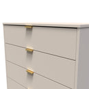 Breda Ready Assembled 4 Drawer Chest in Kashmir Matt