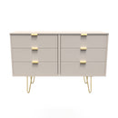 Breda Ready Assembled 6 Drawer Wide Chest in Kashmir Matt