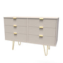 Breda Ready Assembled 6 Drawer Wide Chest in Kashmir Matt