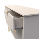 Breda Ready Assembled 6 Drawer Wide Chest in Kashmir Matt