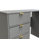 Breda Ready Assembled 4 Drawer Vanity in Dusk Grey