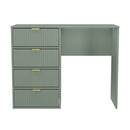 Breda Ready Assembled 4 Drawer Vanity in Reed Green