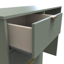Breda Ready Assembled 4 Drawer Vanity in Reed Green
