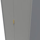 Breda Ready Assembled 2 Door Wardrobe in Dusk Grey