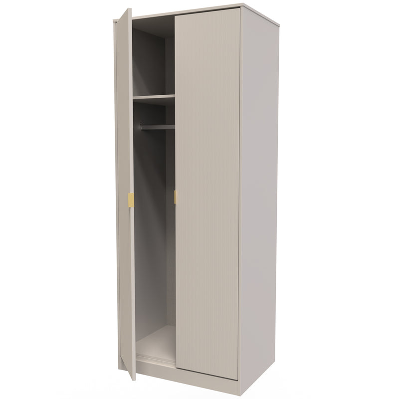 Breda Ready Assembled 2 Door Wardrobe in Kashmir Matt