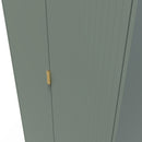 Breda Ready Assembled 2 Door Wardrobe In Reed Green