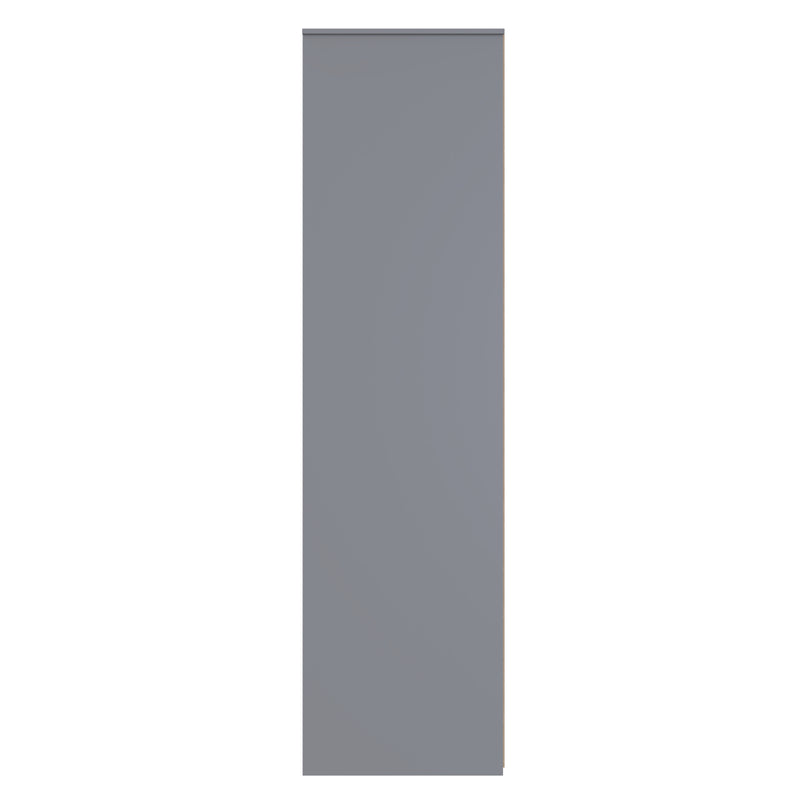 Breda Ready Assembled 2 Door 2 Drawer Wardrobe in Dusk Grey