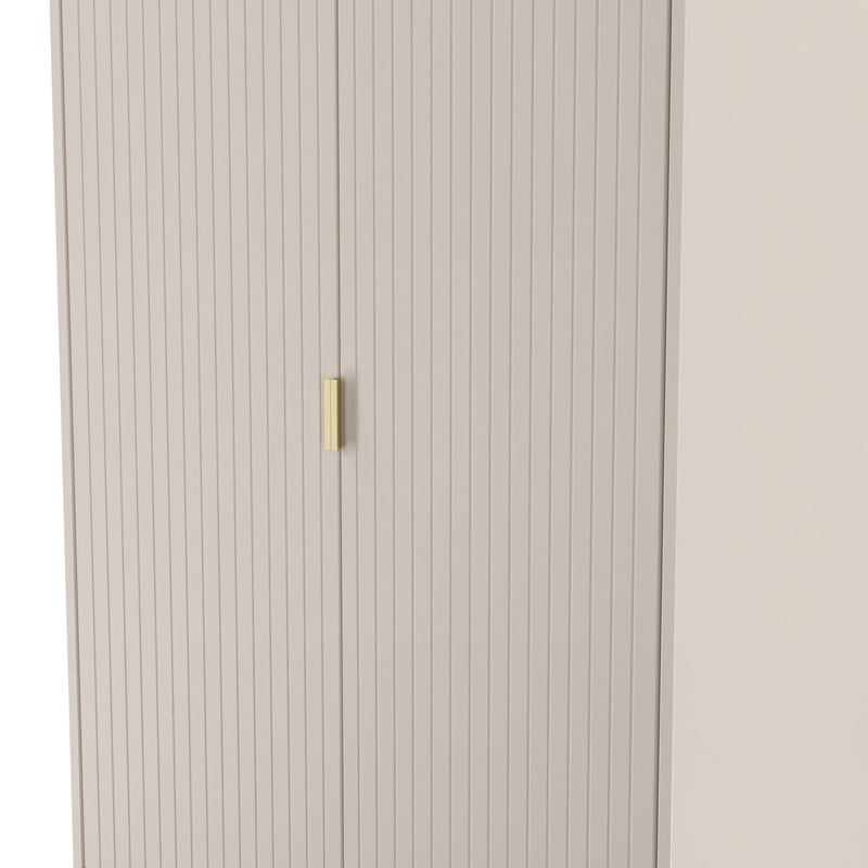Breda Ready Assembled 2 Door 2 Drawer Wardrobe in Kashmir Matt